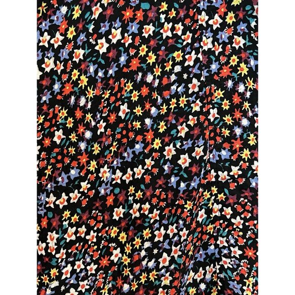 Maeve Anthropologie Mallory Ruffled Blouse Top Small Size Oversized Buttons - Picture 15 of 15